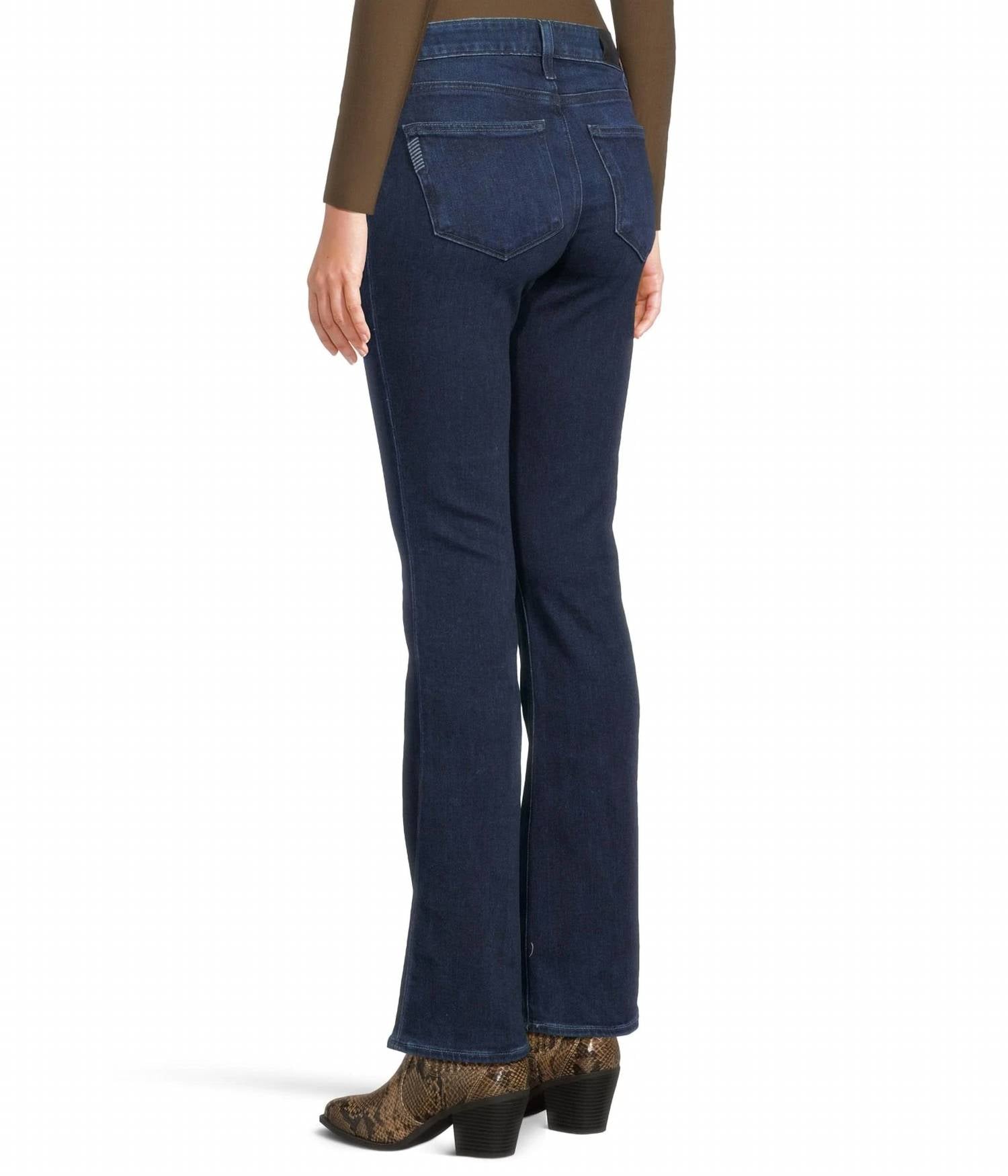 Paige - High Rise Manhattan Bootcut Jeans