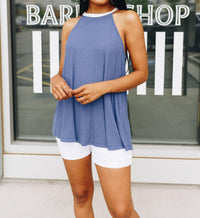 Cherish - Hayden Contrast Halter Blouse