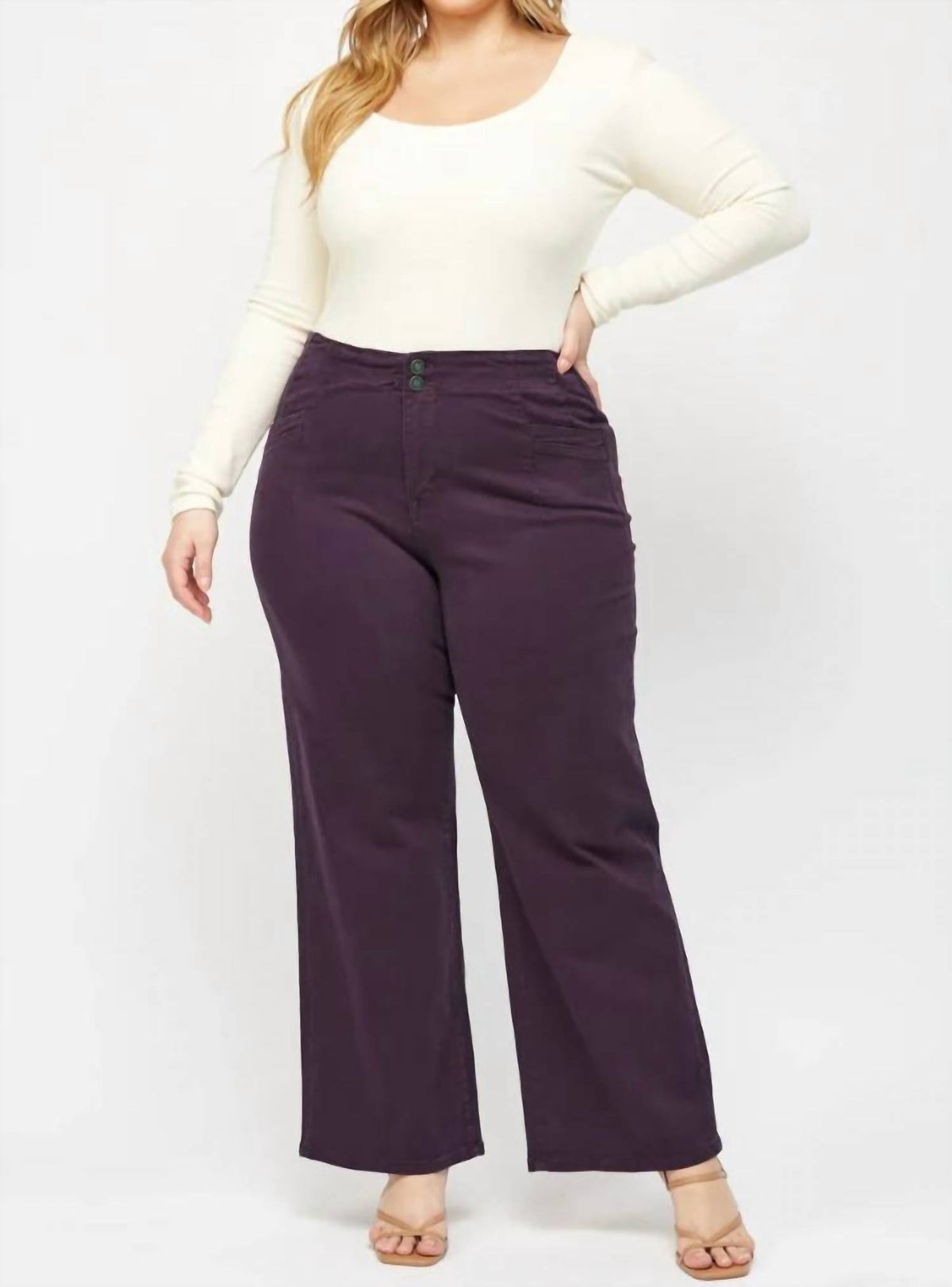 Mica Denim - Paige Wide Leg Pants