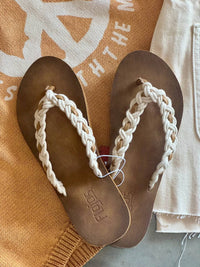 Flojos - Women's Maren Braided Rope Flip Flop