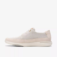 Clarks Men's Easeway Lace Sneakers in white combi - men's sneaker