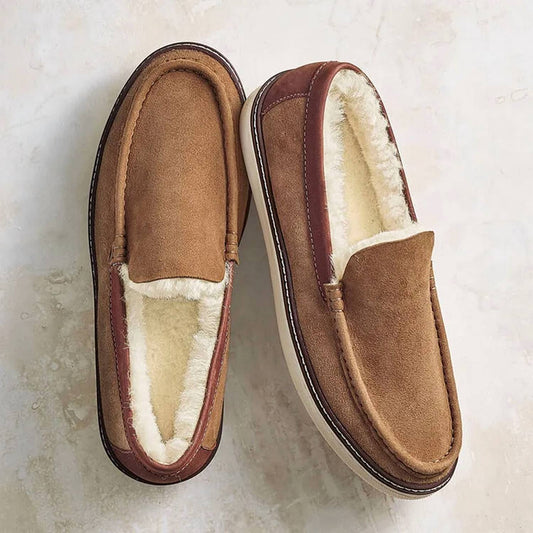 Johnston & Murphy - men mcguffey shearling loafer