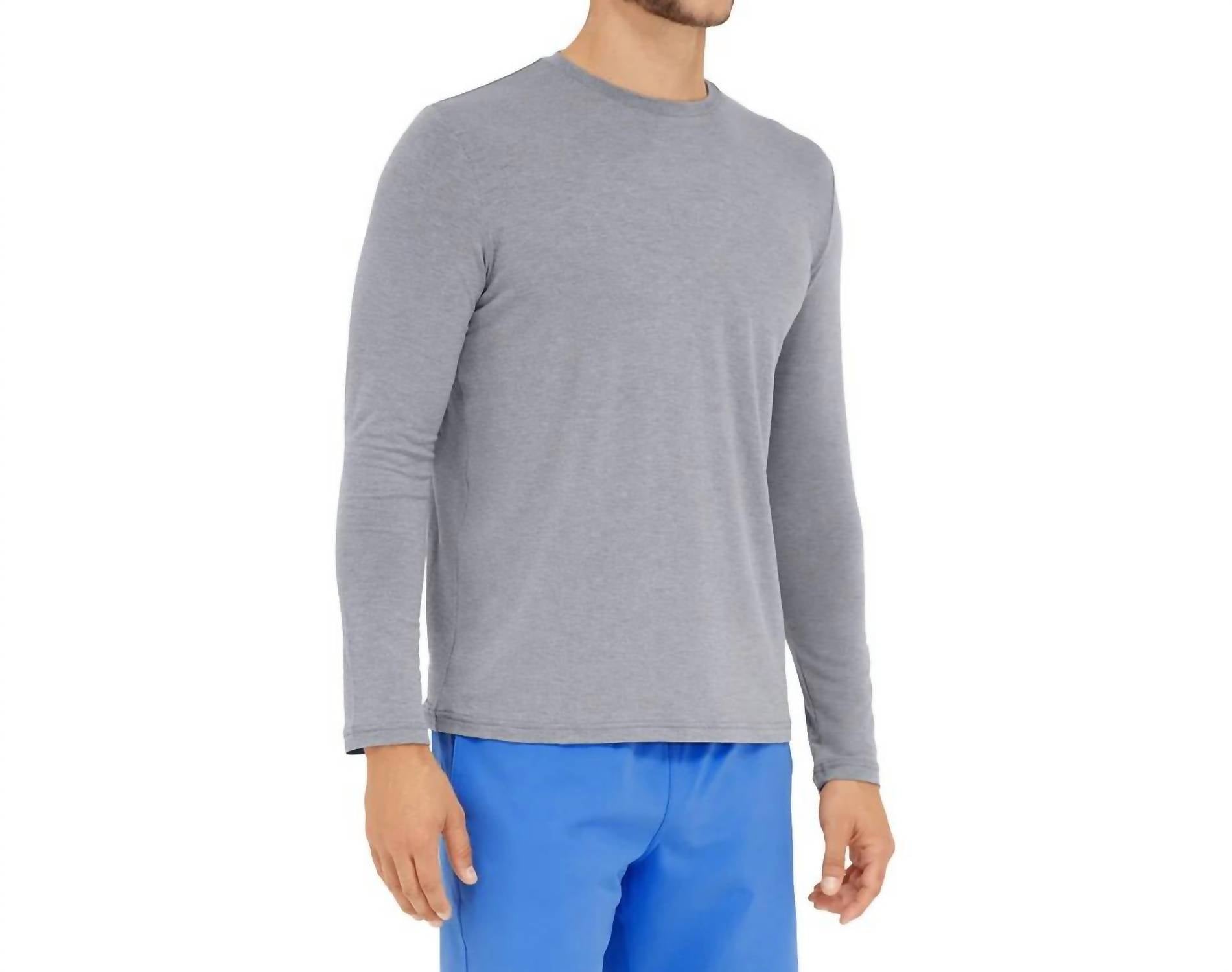Somewhere Sunny - Men's Upf 50+ Bamboo Everyday Long Sleeve Top