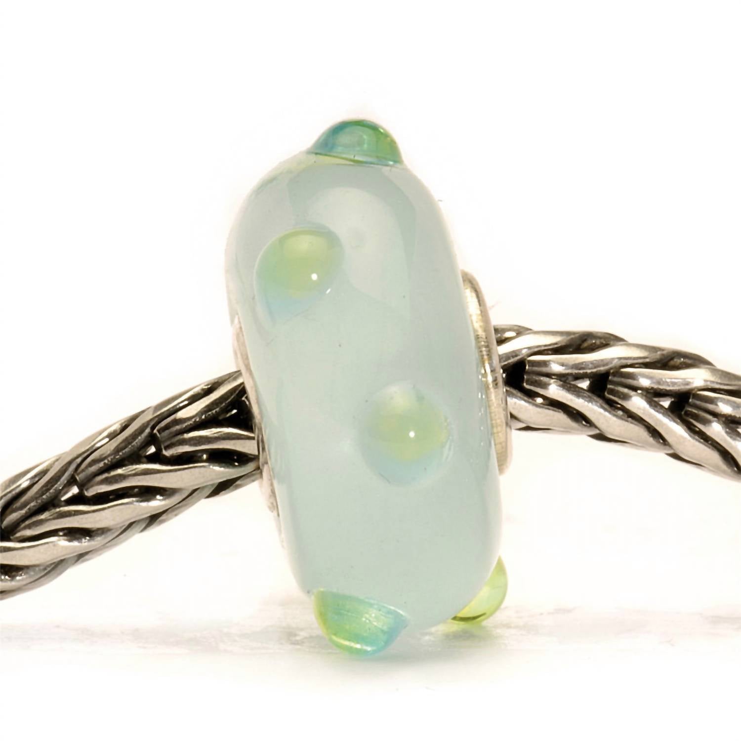 Trollbeads Women's Ice Bud Glass Bead Charm in blue - women's accessory - detail view