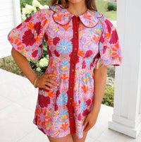 Olivaceous - Monroe Puff Sleeve Dress