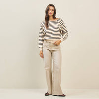 Able - Asymmetric Stripe Sweater