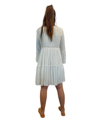 Paani - Solid Mini Dress With Sequence