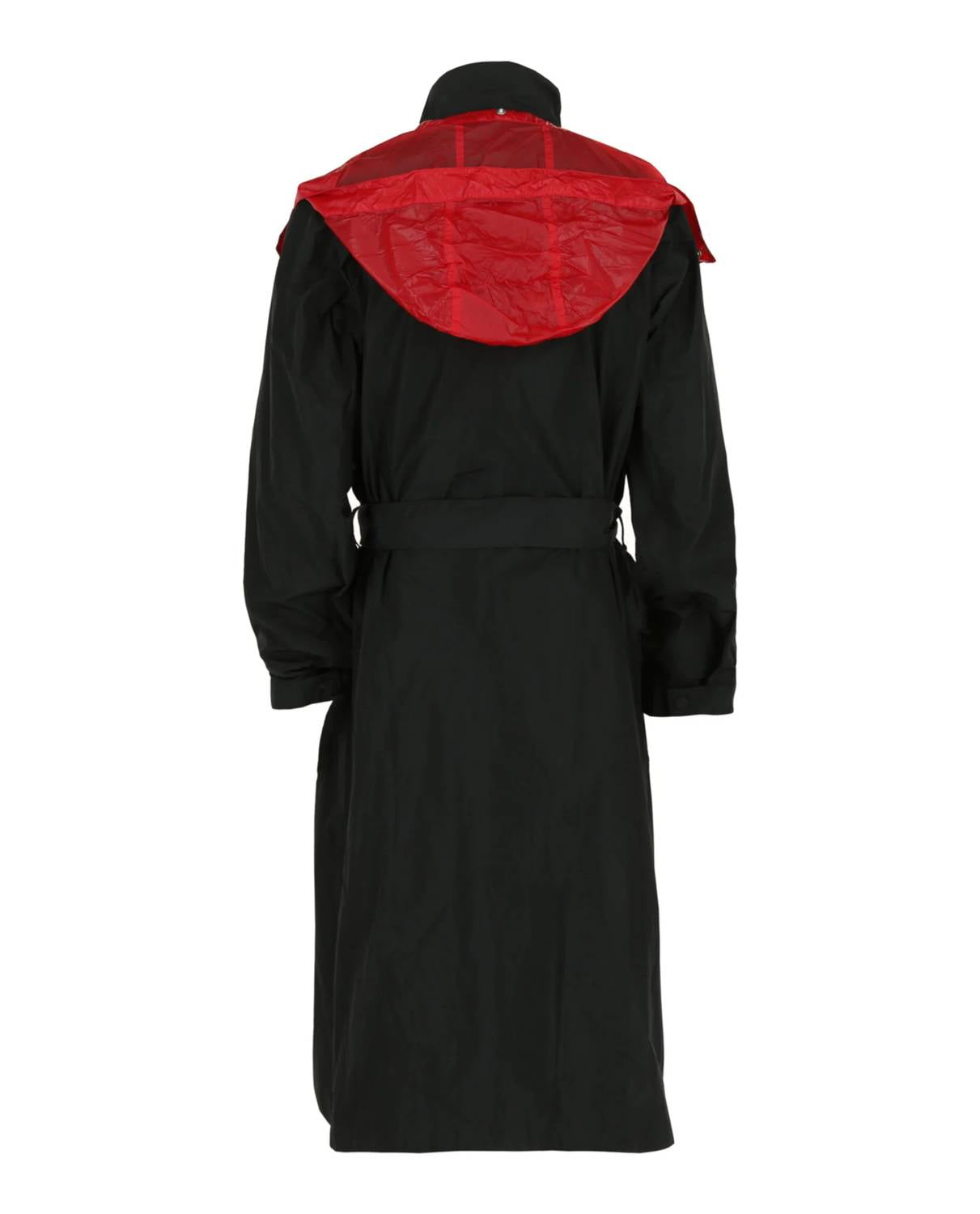 Salvatore Ferragamo - Men's Asymmetrical Zip-detail Belted Trench Coat