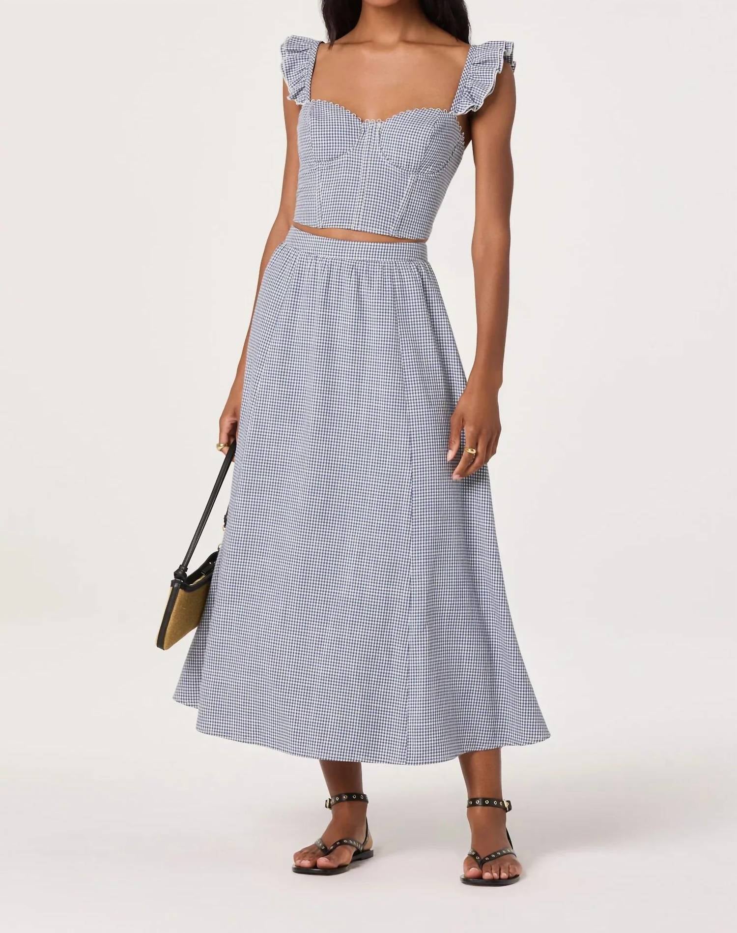 Astr - Wedelia Gingham Top