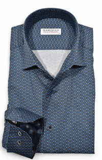 Marcello - Men's Ringley Roll Collar Shirt