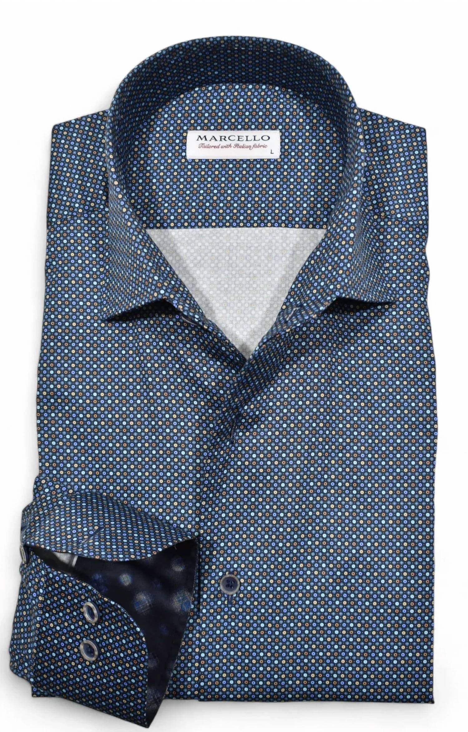 Marcello - Men's Ringley Roll Collar Shirt