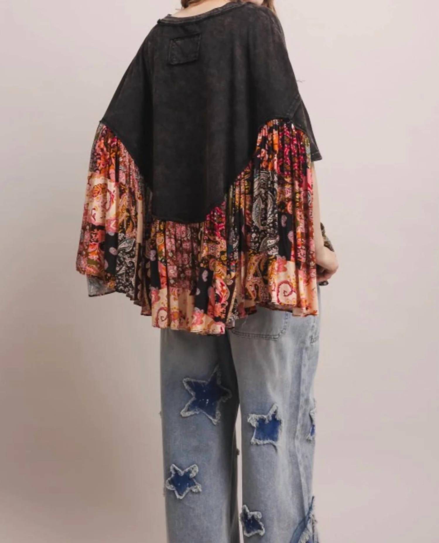 Blue Velvet - Rock & Roll Oversized Poncho