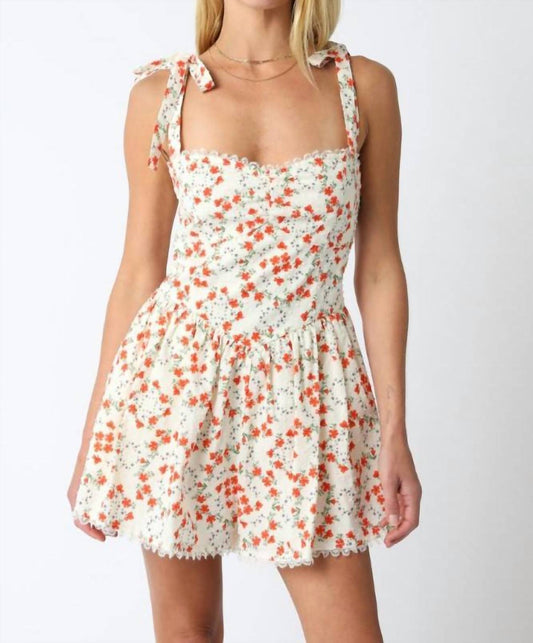 Olivaceous - Clementine Crush Romper