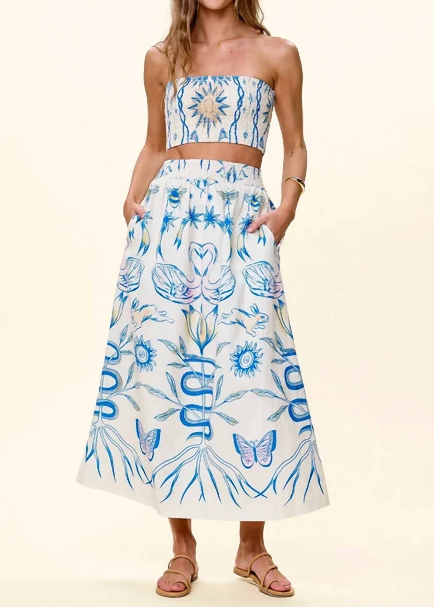 Cleobella - Sylvan Top And Midi Skirt Set