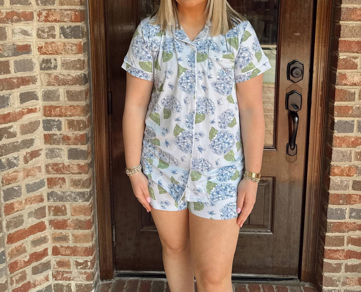 The Royal Standard - Hydrangea Dreams Pajama Set