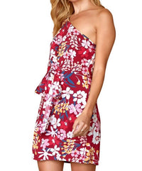 Emily Wonder - Donna One Shoulder Floral Dress - Plus