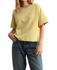 Miou Muse - SHORT SLEEVE LINEN TOP