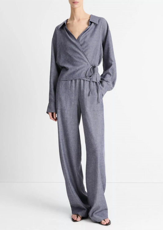 Vince - Women's Collared Wrap Top