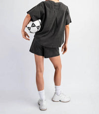 Rae Mode - Comfort Washed Cotton Shorts Set