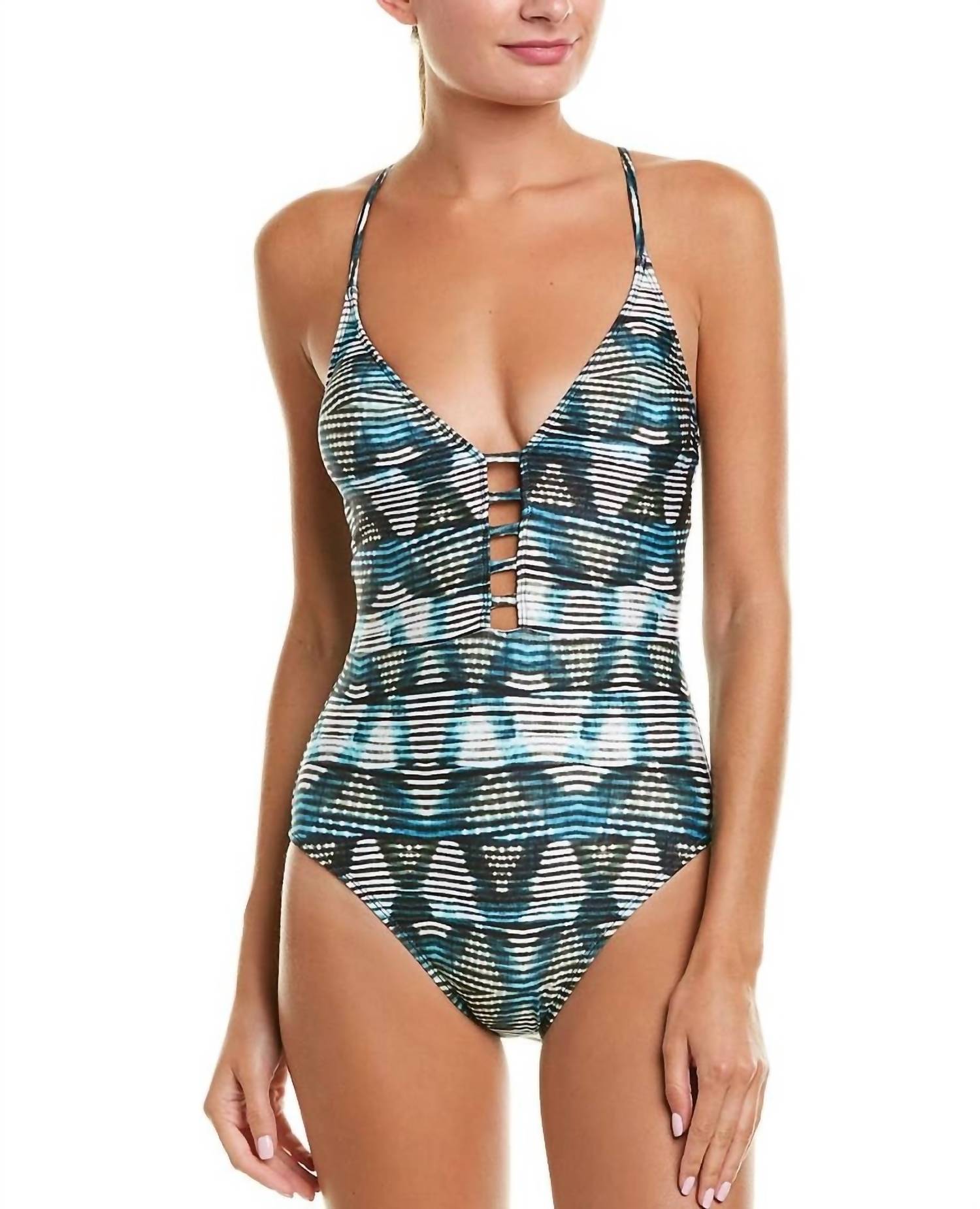 La Blanca - RE-FRESH V-PLUNGE CROSS BACK ONE PIECE