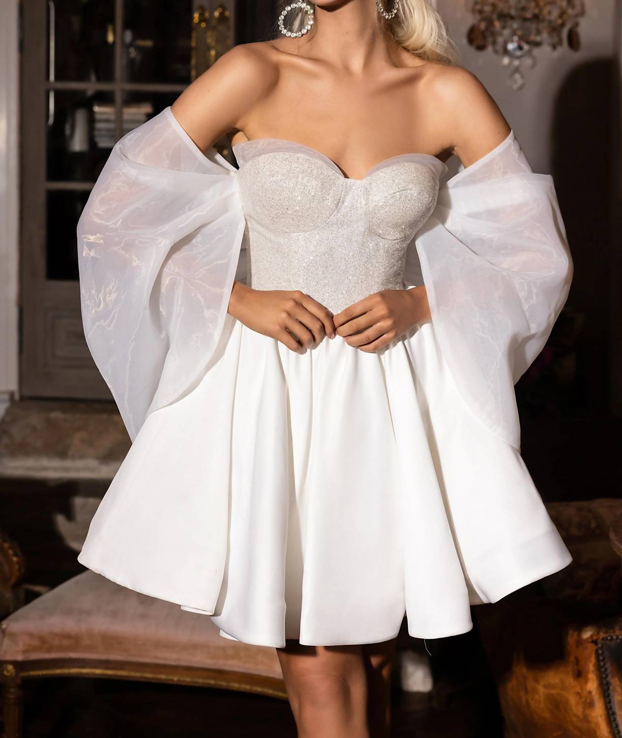 Portia&Scarlett - Cape Sleeve Cocktail Dress