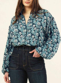 Omika - Nero Button Front Blouse