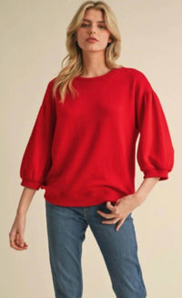 Jodifl - Bella Balloon Sleeve Knit Top