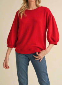 Jodifl - Bella Balloon Sleeve Knit Top