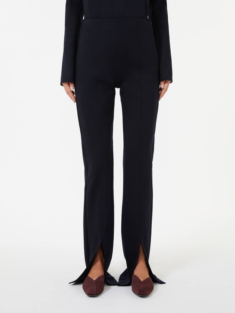 MaxMara Nebbia Long Trouser in ultramarine - women's pants