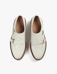 All Black - Women's Wide Belt Lugg Shoes