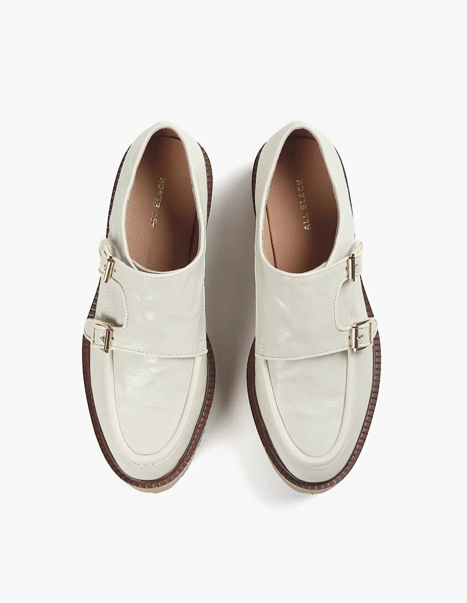 All Black - Women's Wide Belt Lugg Shoes