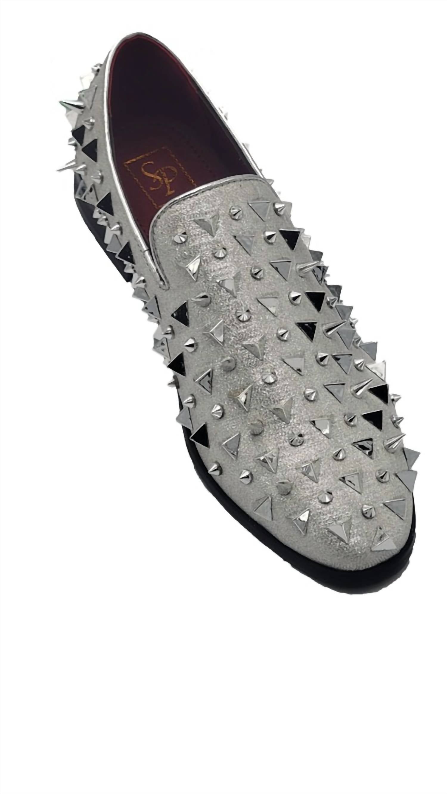 St. Patrick Men's Sparko 09 Slip-ons in silver black - men's loafer