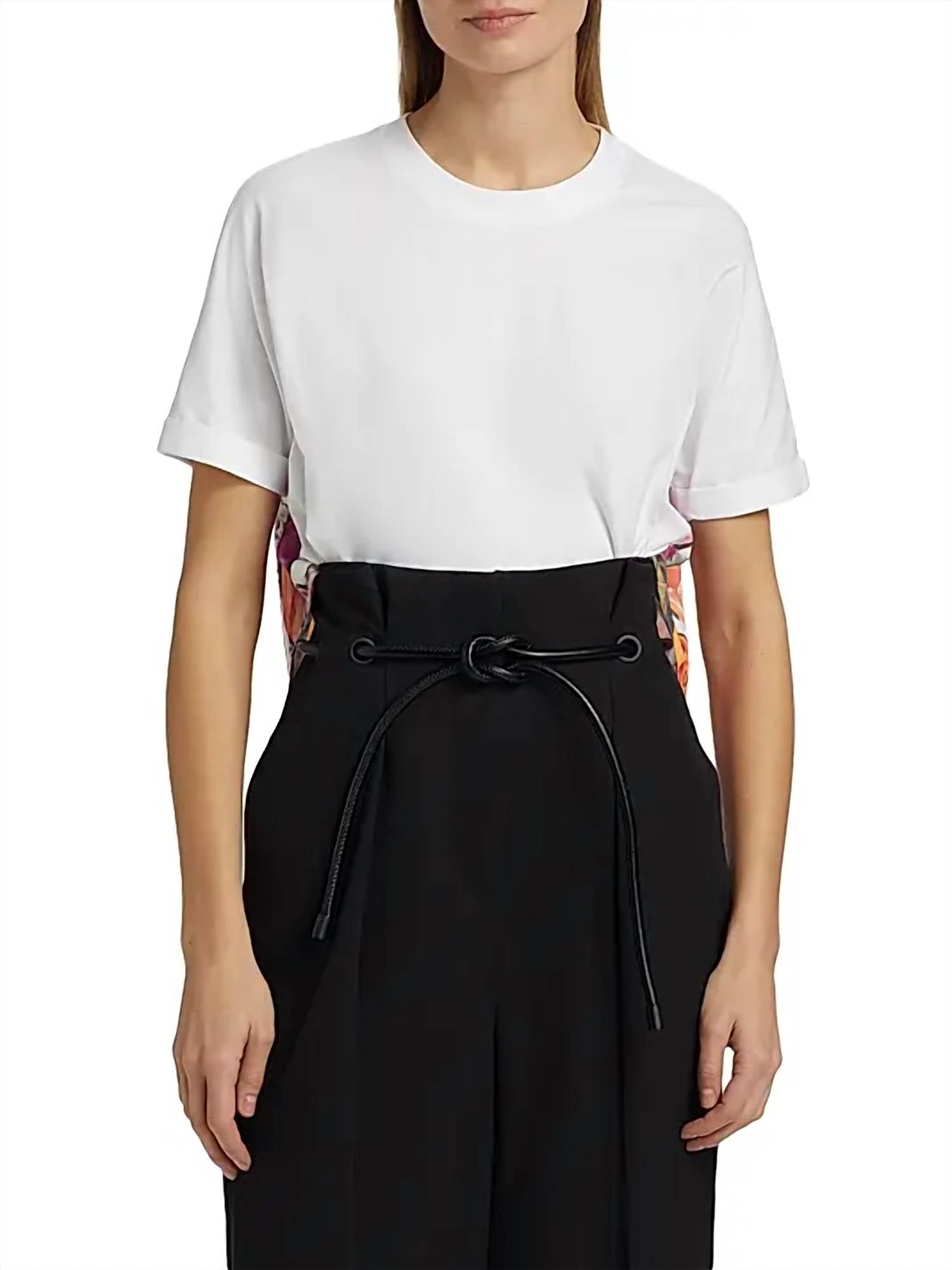 3.1 Phillip Lim - Floral Collage Combo Tee