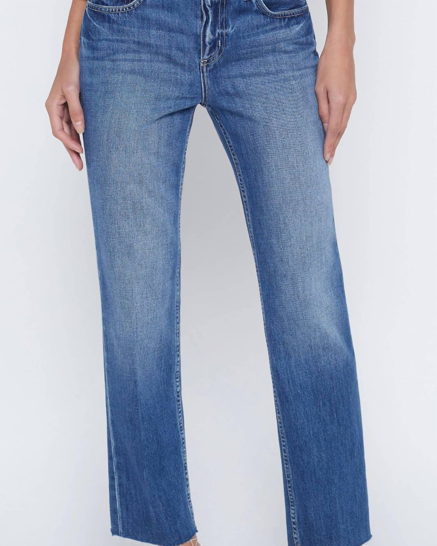 Flying Monkey - Beanie High Rise Straight Crop Jean