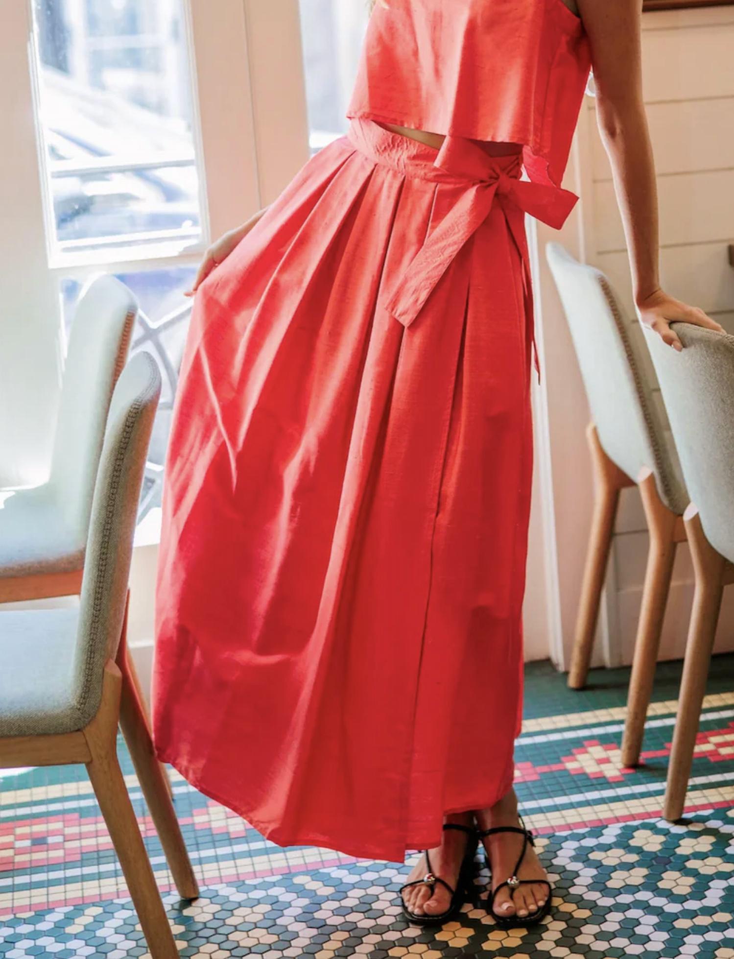 Livro - Asha Midi Skirt