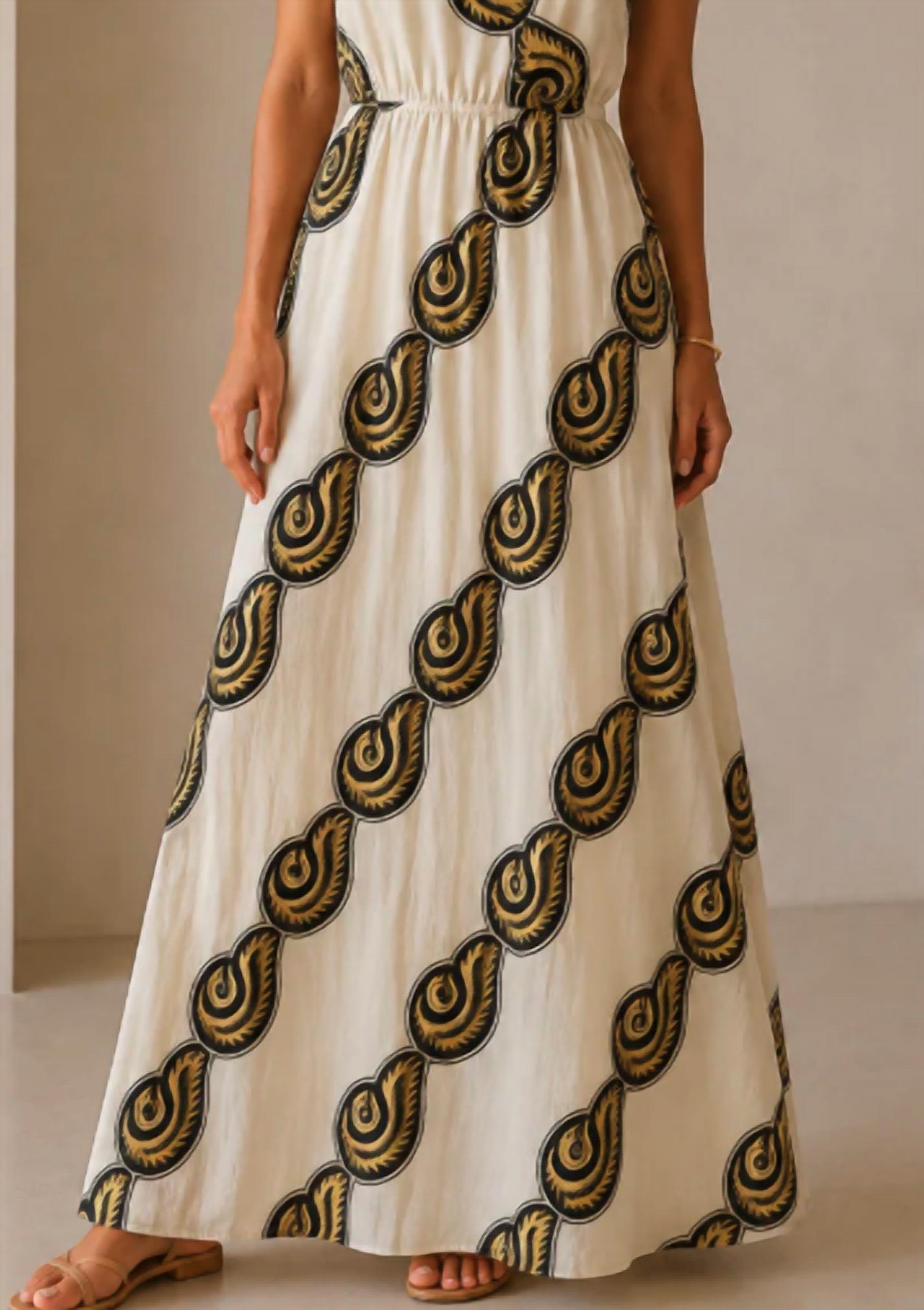 Mystery Resort - Zeus One Shoulder Maxi Dress