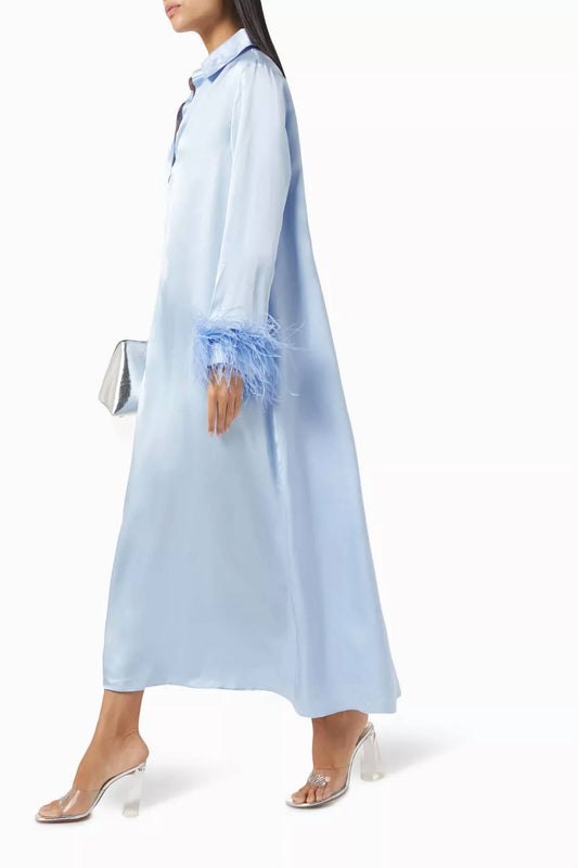 Sleeper - Luna Maxi Dress With Detachable Feathers