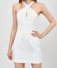 Dobe - Cross Neck Dress