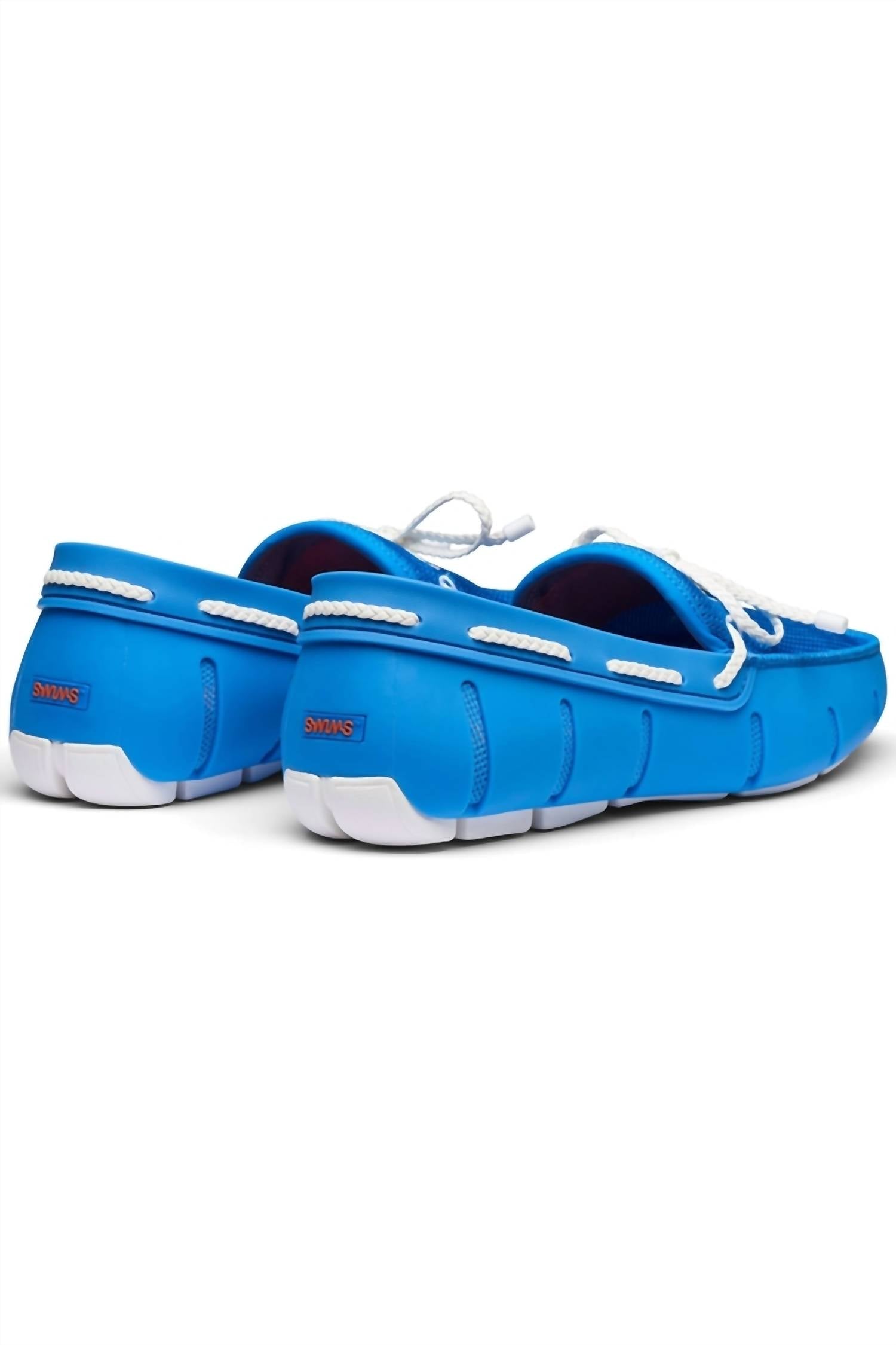 SWIMS Men's Braided Lace Loafer in blue skies - men's loafer - alternate view