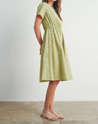 Buttermelon - Short Sleeve Fall Midi Dress