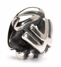 Trollbeads Letter W Sterling Bead in silver - women's jewelry