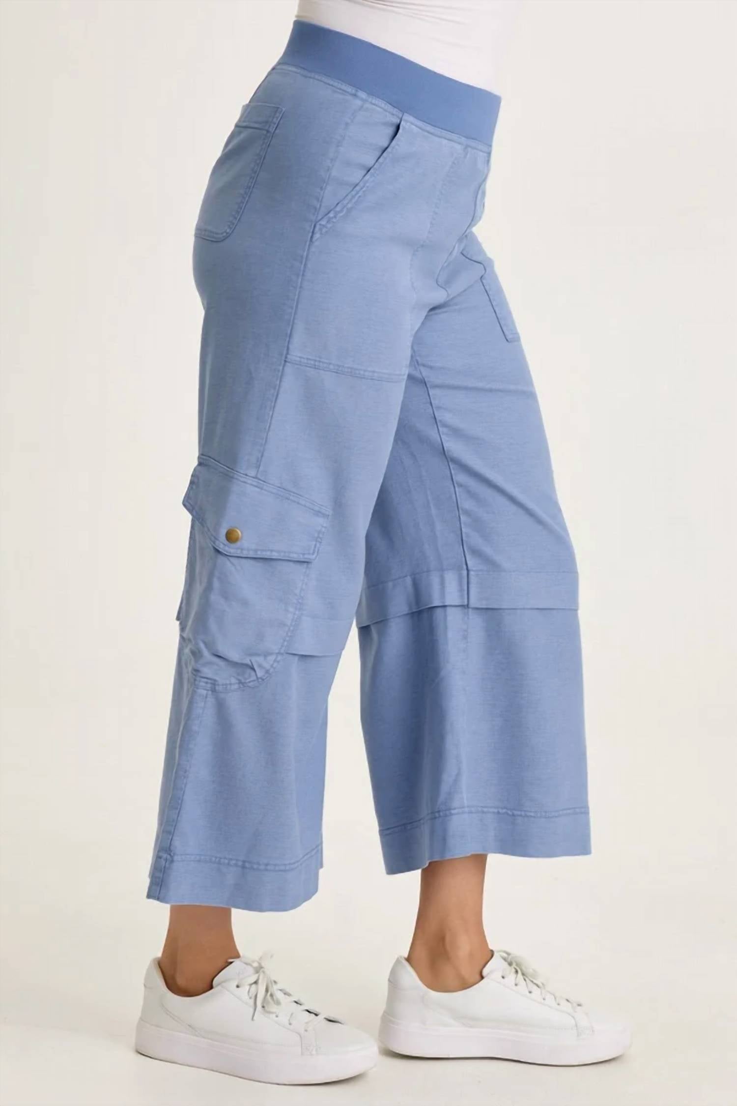 Xcvi - Rosalina Twill Cargo Gaucho Crop Pants