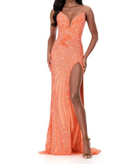 Ashleylauren - Strapless Sequin Gown