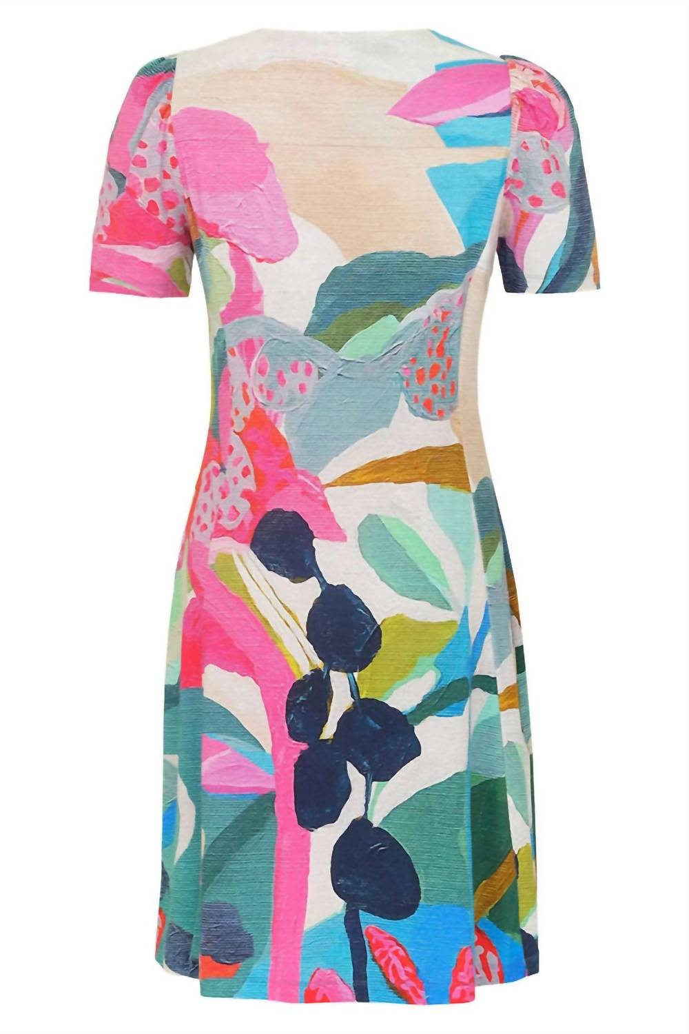 Dolcezza - Abstract Brush Stroke Mini Dress