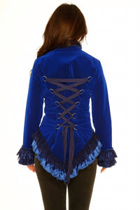 Orchid Bloom - Velvet Gloria Tailed Jacket