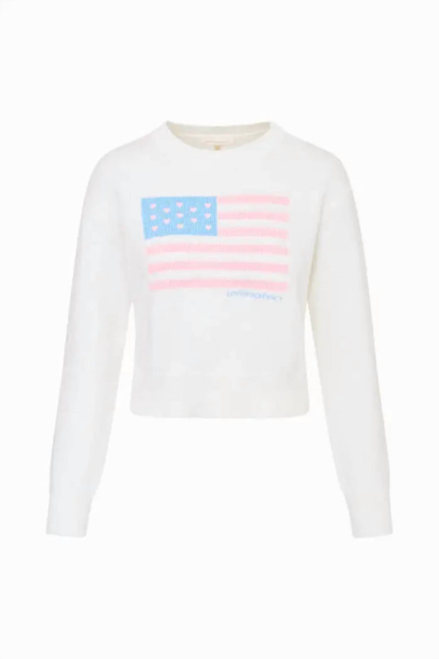Loveshackfancy - Ty Cotton Flag Pullover Sweater