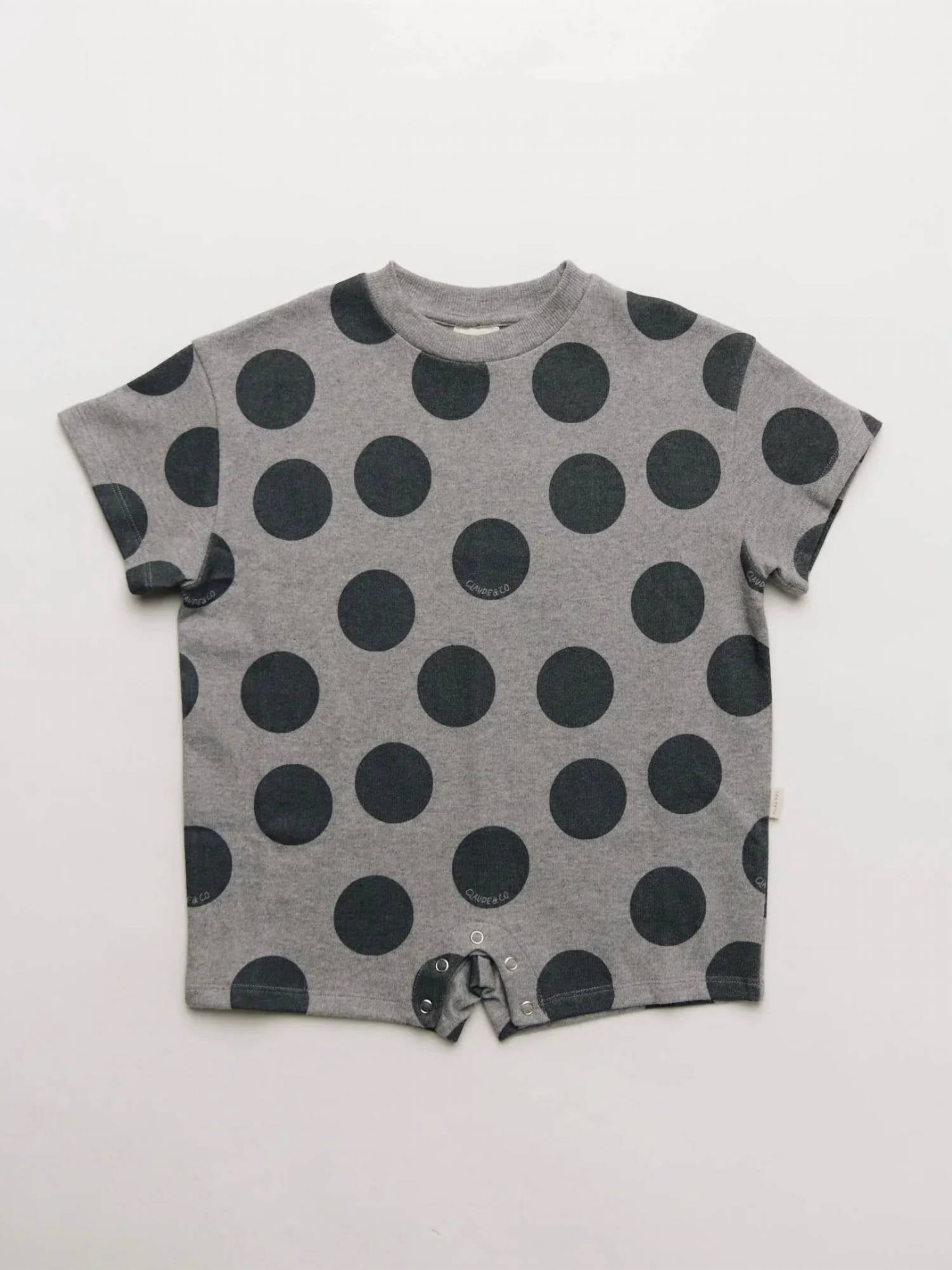 Claude & Co - Kids Opal Marl Spot Romper