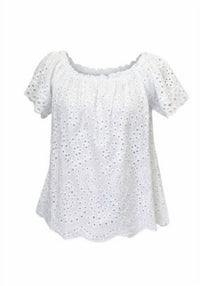 Tempo Paris - Women's Off The Shoulder Flutter Top