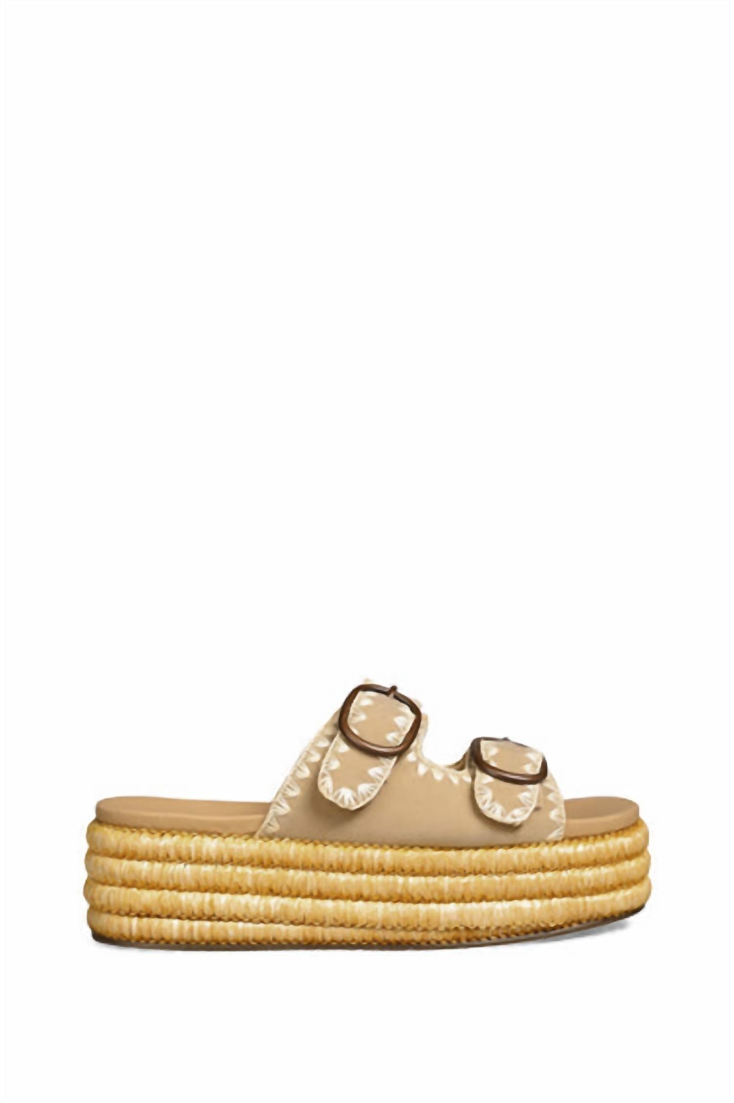 Miracle Miles - Women's Heidi Platform Slides