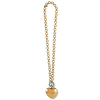 Brighton - Inner Circle Heart Toggle Close Pendant Necklace
